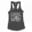Straight Outta Nair Mess Women's Racerback Tank in Solid Black Color